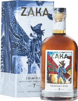 Rum Zaka Trinidad 7 y.o. 42 % 0,7 l dárkový box