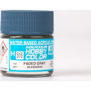 Modelářská barva Gunze Sangyo H515 Faded Gray "Blassgrau"