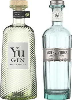 Gin Yu Gin 43 % & Bistro vodka 40 % 2 x 0,7 l