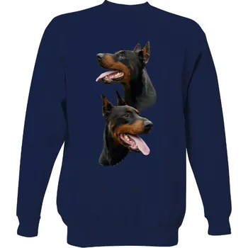 Pánská mikina Mikina bez kapuce Unisex s potiskem Dobrman pánské