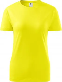 dámské tričko Malfini Classic New 133 citronově žluté