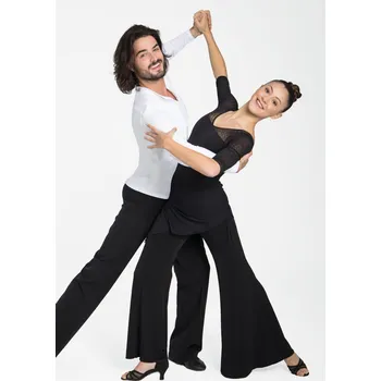 Dámské kalhoty Intermezzo,Dámské taneční kalhoty s širokou nohavicí - Panparafalred 5252, černá S