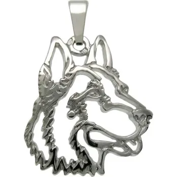 Přívěsek Stříbrné Tlapky 138 Německý ovčák – stříbrný přívěšek 925/1000