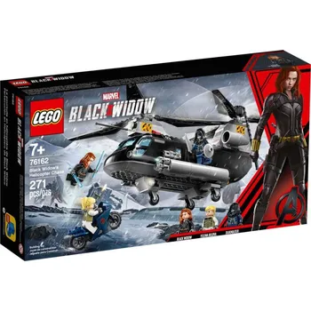 Stavebnice LEGO LEGO Super Heroes 76162 Černá vdova a honička ve vrtulníku