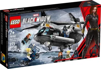 Stavebnice LEGO LEGO Super Heroes 76162 Černá vdova a honička ve vrtulníku