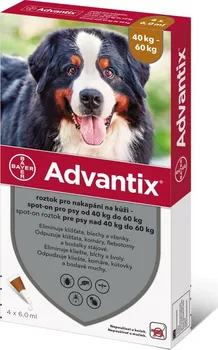 Antiparazitikum pro psa Bayer Animal Health Advantix Spot-on nad 40 - 60 kg