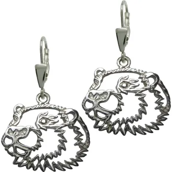 Náušnice Stříbrné Tlapky 507 Vydra – stříbrné náušnice 925/1000