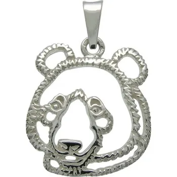 Přívěsek Stříbrné Tlapky 370 Panda – stříbrný přívěšek 925/1000