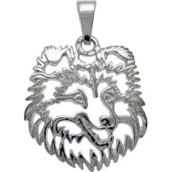 Přívěsek Stříbrné Tlapky 247 Šeltie – stříbrný přívěšek 925/1000