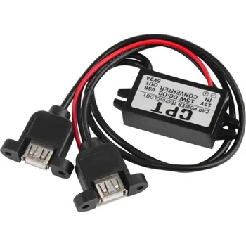 Měnič napětí Měnič napětí 12V 5V 3A 2x USB