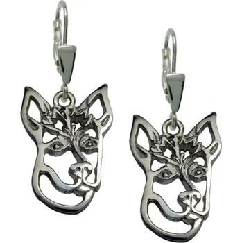 Náušnice Stříbrné Tlapky 99 Peruánský naháč – stříbrné náušnice 925/1000