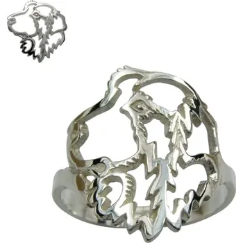Prsten Stříbrné Tlapky 71 Hovawart – stříbrný prsten 925/1000