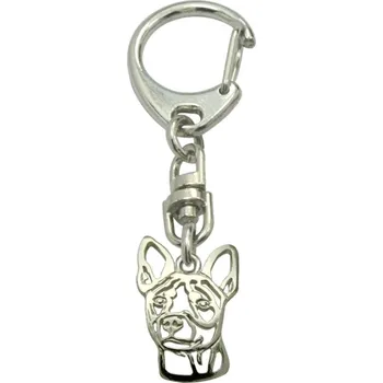 Stříbrné Tlapky 533 Americký bezsrstý terrier – klíčenka