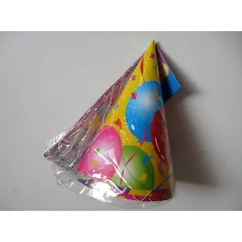 Klobouk Karnevalový klobouček 6 ks v balení BALONKY