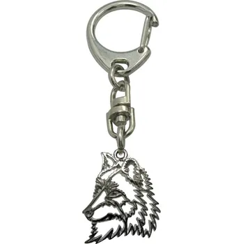 Stříbrné Tlapky 190 Vlk – klíčenka
