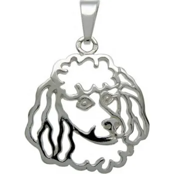 Přívěsek Stříbrné Tlapky 74 Pudl I – stříbrný přívěšek 925/1000