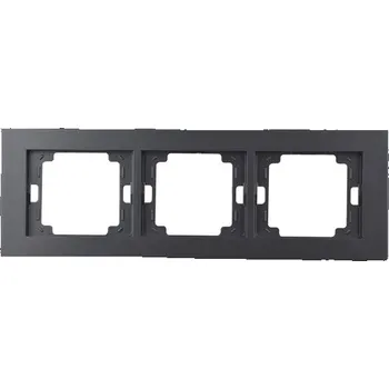 Trojrámeček E2 5001160121651 Cube² šedý