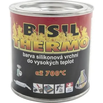 barva na kov Žáruvzdorná barva Bisil Thermo černá 80 g