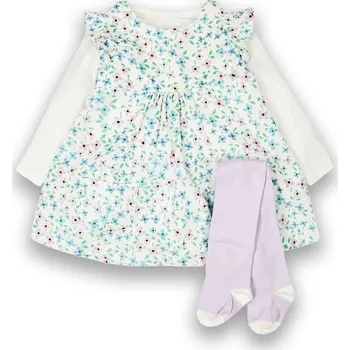 Kojenecká souprava Marks & Spencer Kojenecký komplet dívčí šaty body punčochy Velikost: 74