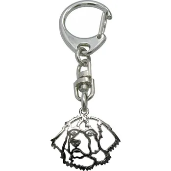 Stříbrné Tlapky 438 Leonberger – klíčenka