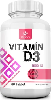 Allnature Vitamín D3 60 tbl.