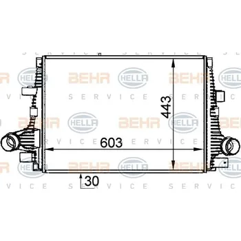 Chladič motoru Hella 8ML 376 765-061