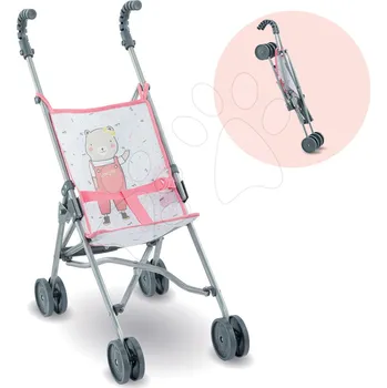 Kočárek pro panenku Kočárek skládací Umbrella Stroller Mon Grand Poupon Corolle Canne Pink pro 36-42 cm panenku od 24 měs