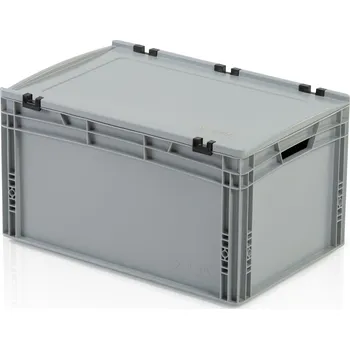 Euro přepravka s víkem 60x40x33,5 cm