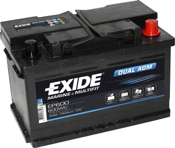 Trakční baterie Exide Dual AGM EP600