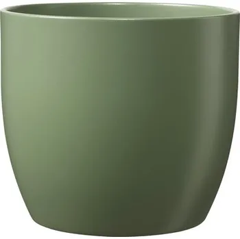 Obal na květináč Obal na květináč keramický Basel Ø 13 cm zelený