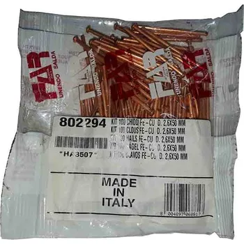 Svářečka Hřeby do spotteru 2,6 x 50mm - 100ks