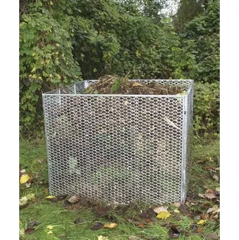 Kompostér Kompostér ocelový 100 x 100 x 80 cm pozink