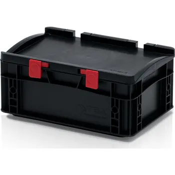 Stavební technika ESD Euro přepravky s víkem 30x20x13,5 cm