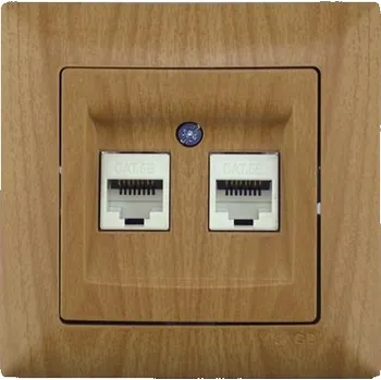 Elektrická zásuvka Datová zásuvka E2 5001034826181 Visage javor