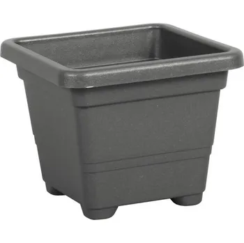 Květináč plastový Quadrato 45x45x36 cm antracit