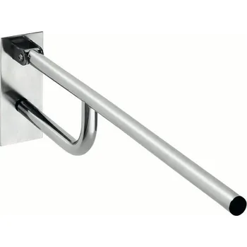 Madlo do koupelny Sklopný úchyt nerez 850 mm HELP nerez broušený