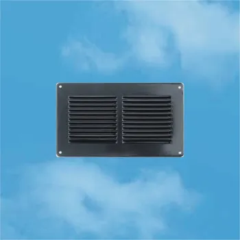 Větrací mřížka Edil Plast, Refax Větrací mřížka na povrch-krytka z nerez lesk plechu tl. 0,8 mm ROZMĚR 240 x 140 mm