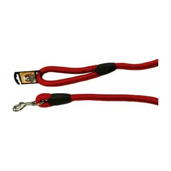 Vodítko pro psa Nylonové vodítko MARTY kulaté červené 150 × 2,0 cm