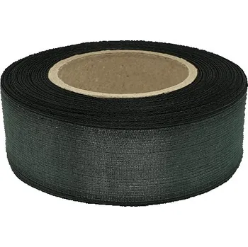 Stuha Stuha monofilová s vlascem černá, šíře 25mm, 25m