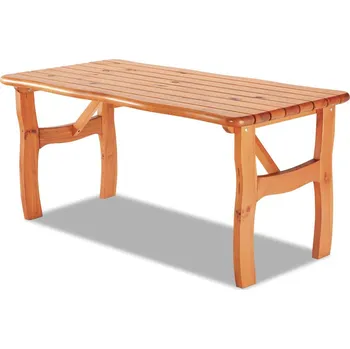 Zahradní sestava Krajča Zahradní dřevěný stůl TEREZA Povrchová úprava dřeva: Bez nátěru