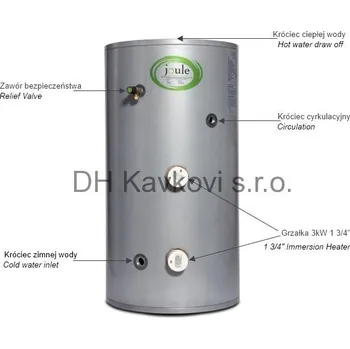 Ohřívač vody Bojler CYCLON 125 l C z nerezové oceli (bez výměníku)