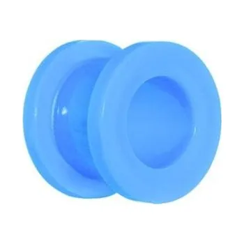 Piercing Modrý akrylátový tunel do ucha (2 mm)