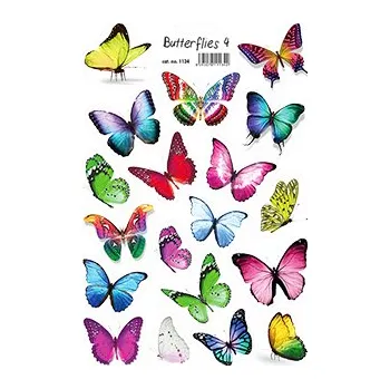 samolepka Velké dětské samolepky MOTÝLI 4 17 x 24, 5 cm