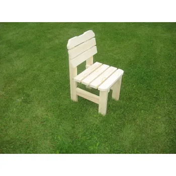 Zahradní sestava Krajča ZAHRADNÍ DŘEVĚNÁ ŽIDLE ADRIANA Povrchová úprava dřeva: Bez nátěru