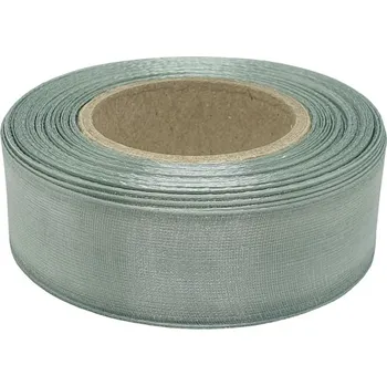 Stuha Stuha monofilová s vlascem šedá, šíře 25mm, 25m