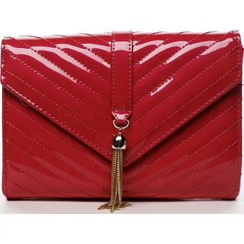 Moderní menší koženková kabelka Ilijanas, fuchsia