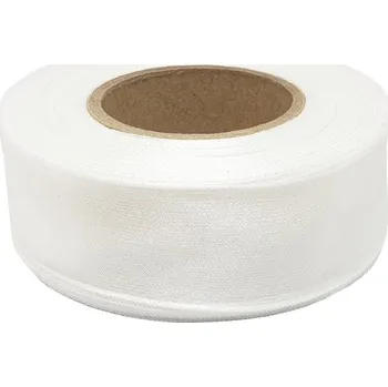 Stuha Stuha monofilová s vlascem bílá, šíře 25mm, 25m