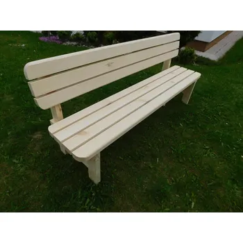 Zahradní sestava Krajča ZAHRADNÍ DŘEVĚNÁ LAVICE GABRIELA (BOROVICE) Povrchová úprava dřeva: Bez nátěru