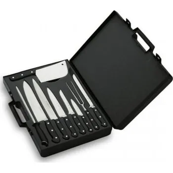 Kuchyňský nůž Sada 9ks kovaných nožů, plastový kufřík Sleva 1050Kč