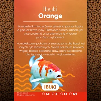Krmivo pro rybičky Ibuki Orange 3 mm 5 l (2250 g)